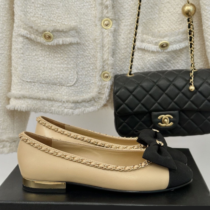 Ch*el flat shoes